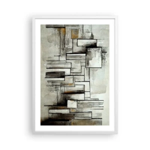 Póster en marco blanco - El poder de la sencillez - 50x70 cm