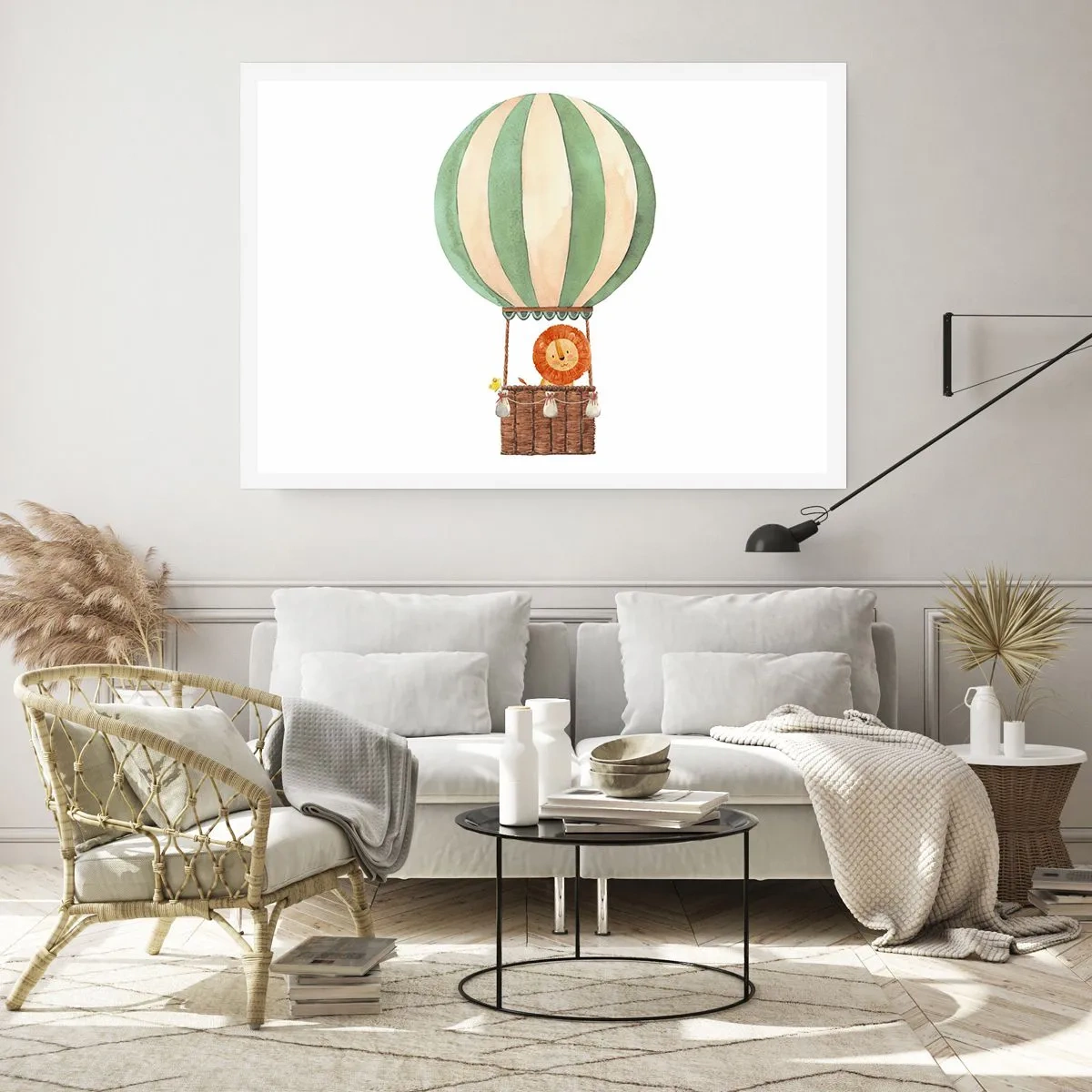 Póster - Los viajes del león - 91x61 cm