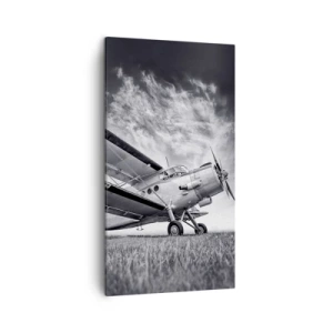 Cuadro sobre lienzo - Impresión de Imagen - El vagamundo alado - 45x80 cm