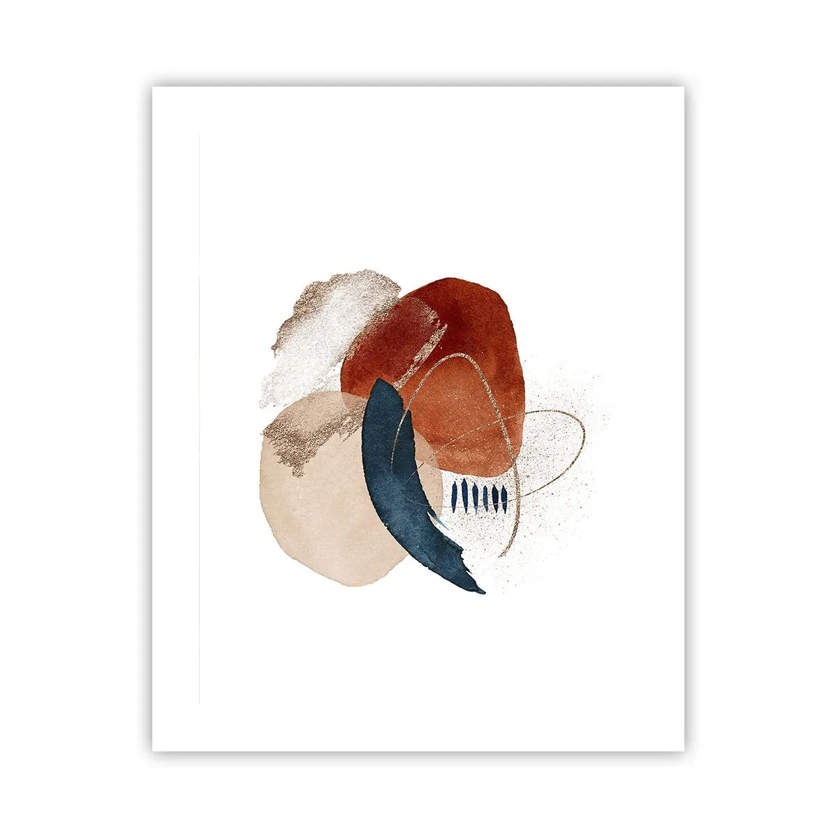 Póster - Composición ovalada - 40x50 cm