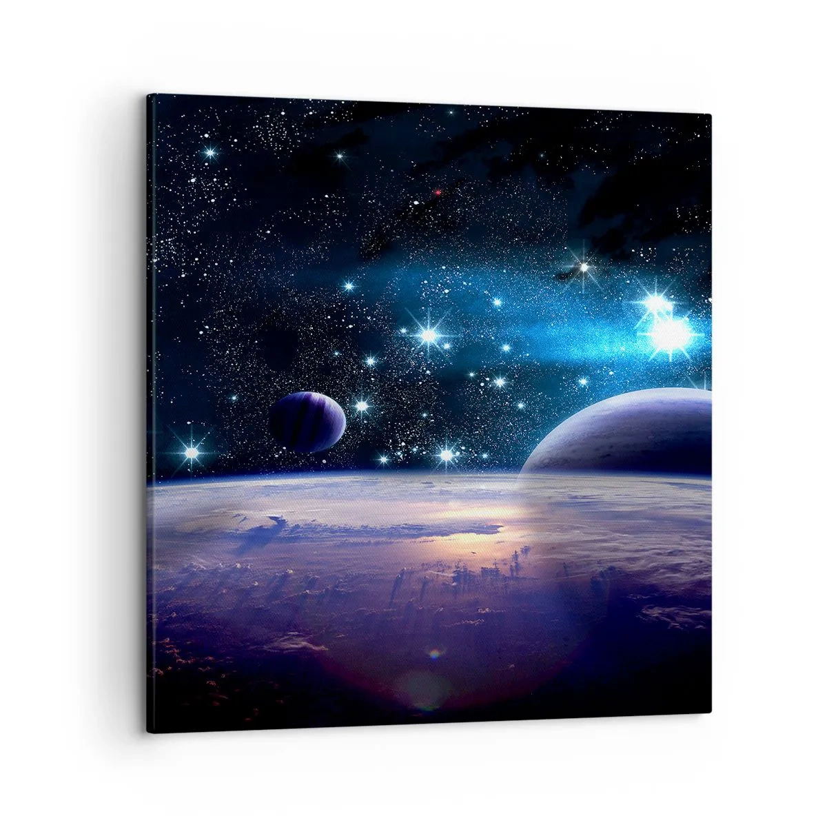 Cuadro sobre lienzo - Impresión de Imagen - ¿Sigues solo? - 50x50 cm