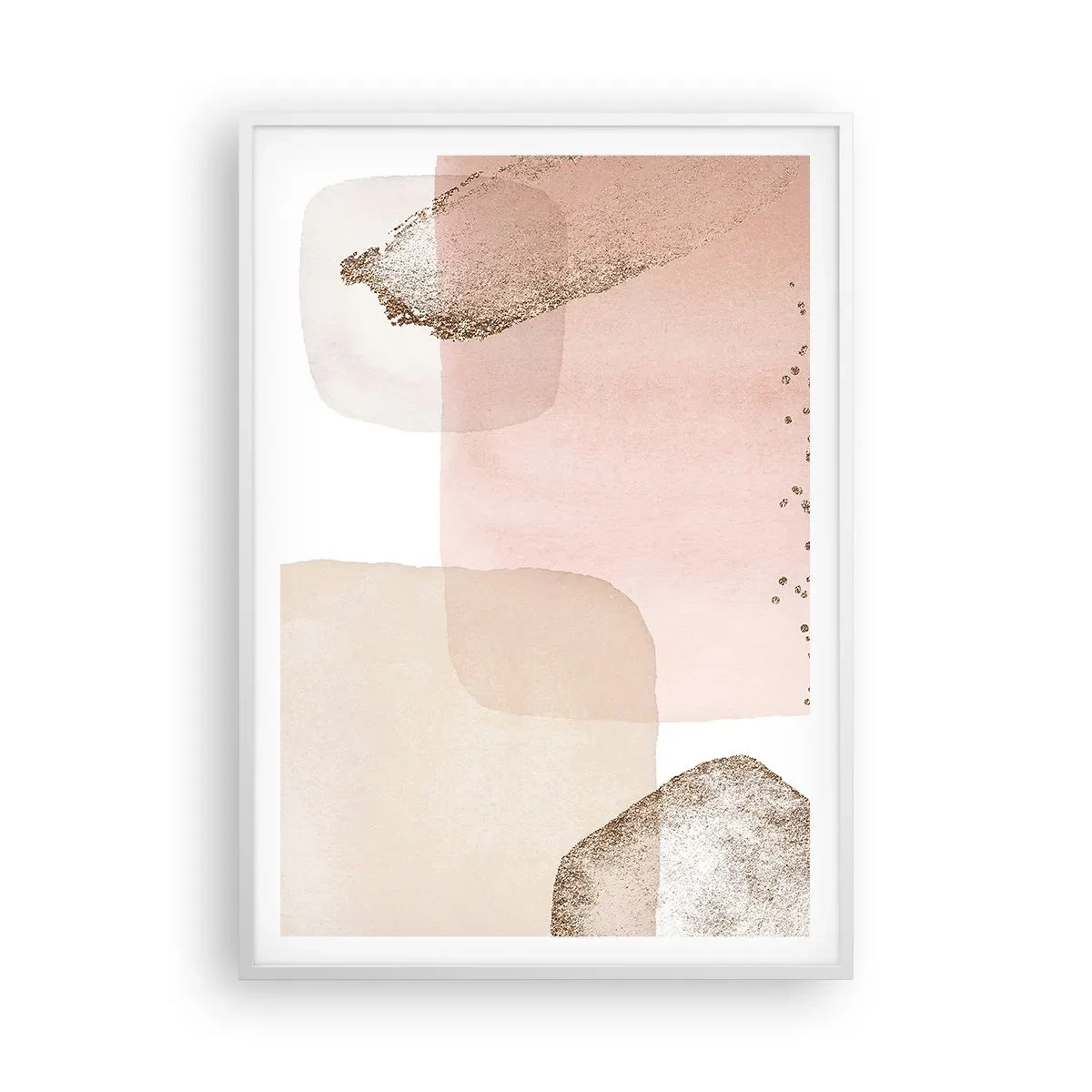 Póster en marco blanco - Una mirada a través del color - 70x100 cm