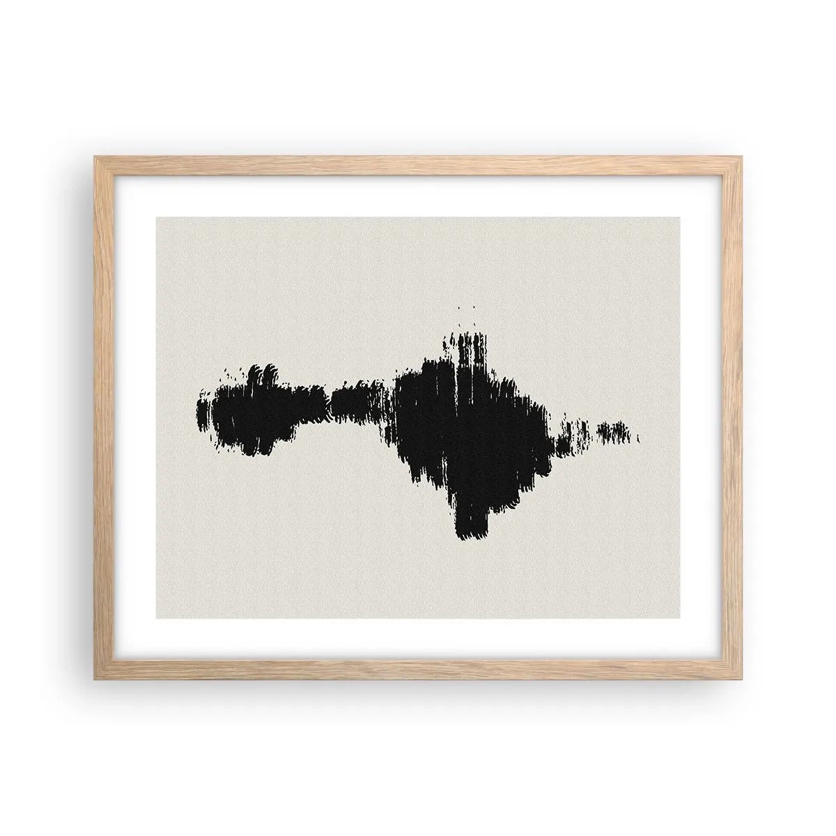 Póster en marco roble claro - Vibraciones de la imaginación - 50x40 cm