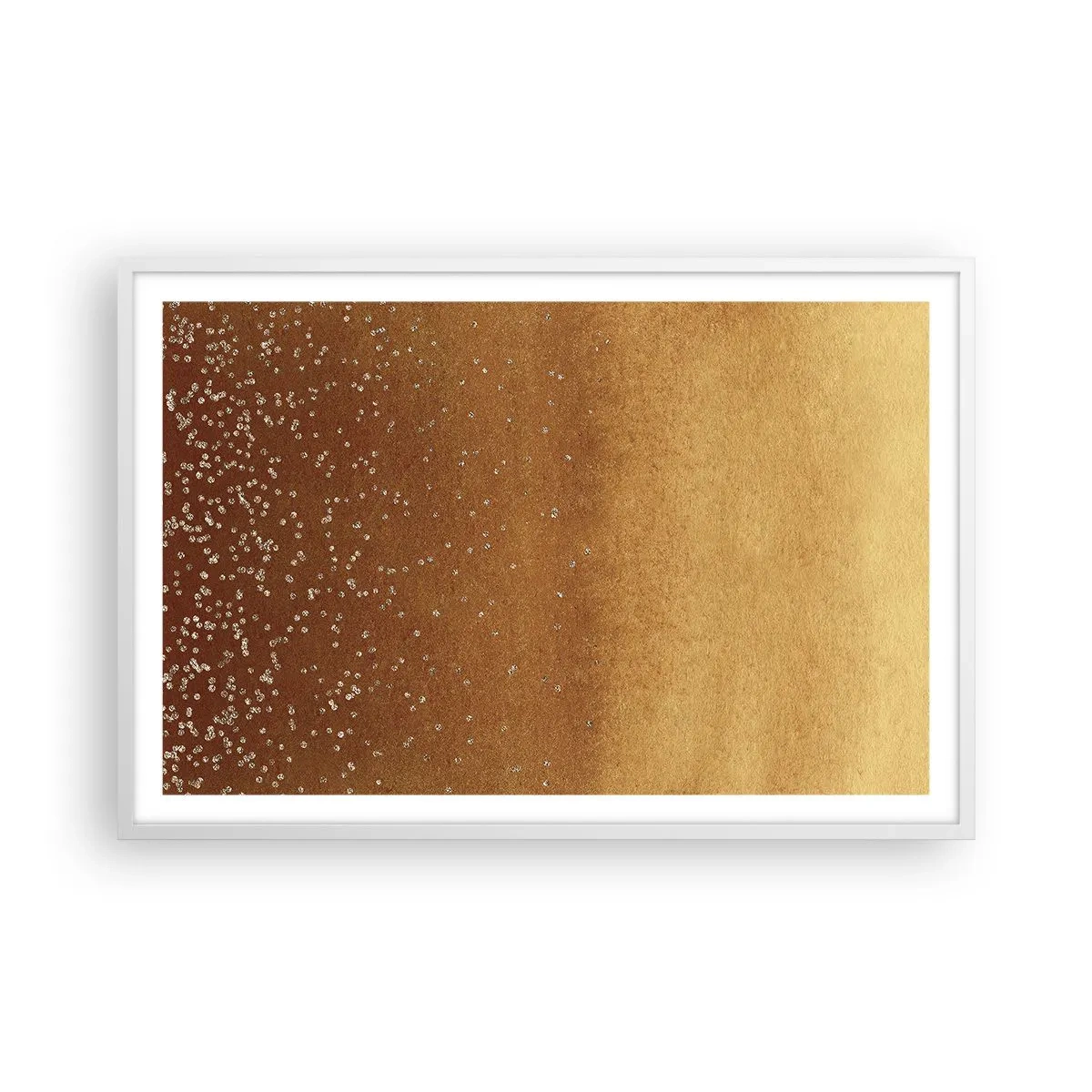 Póster en marco blanco - Nacimiento de la luz - 91x61 cm