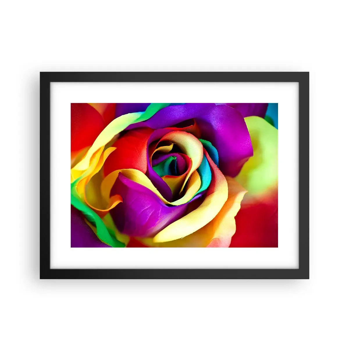 Póster en marco negro - Es imposible - 40x30 cm