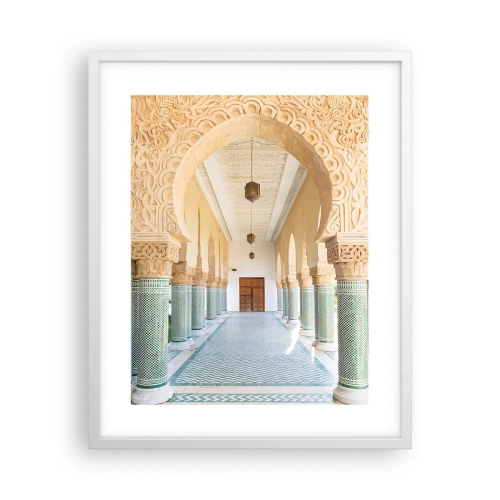 Póster en marco blanco - De los cuentos de Sherezade - 40x50 cm