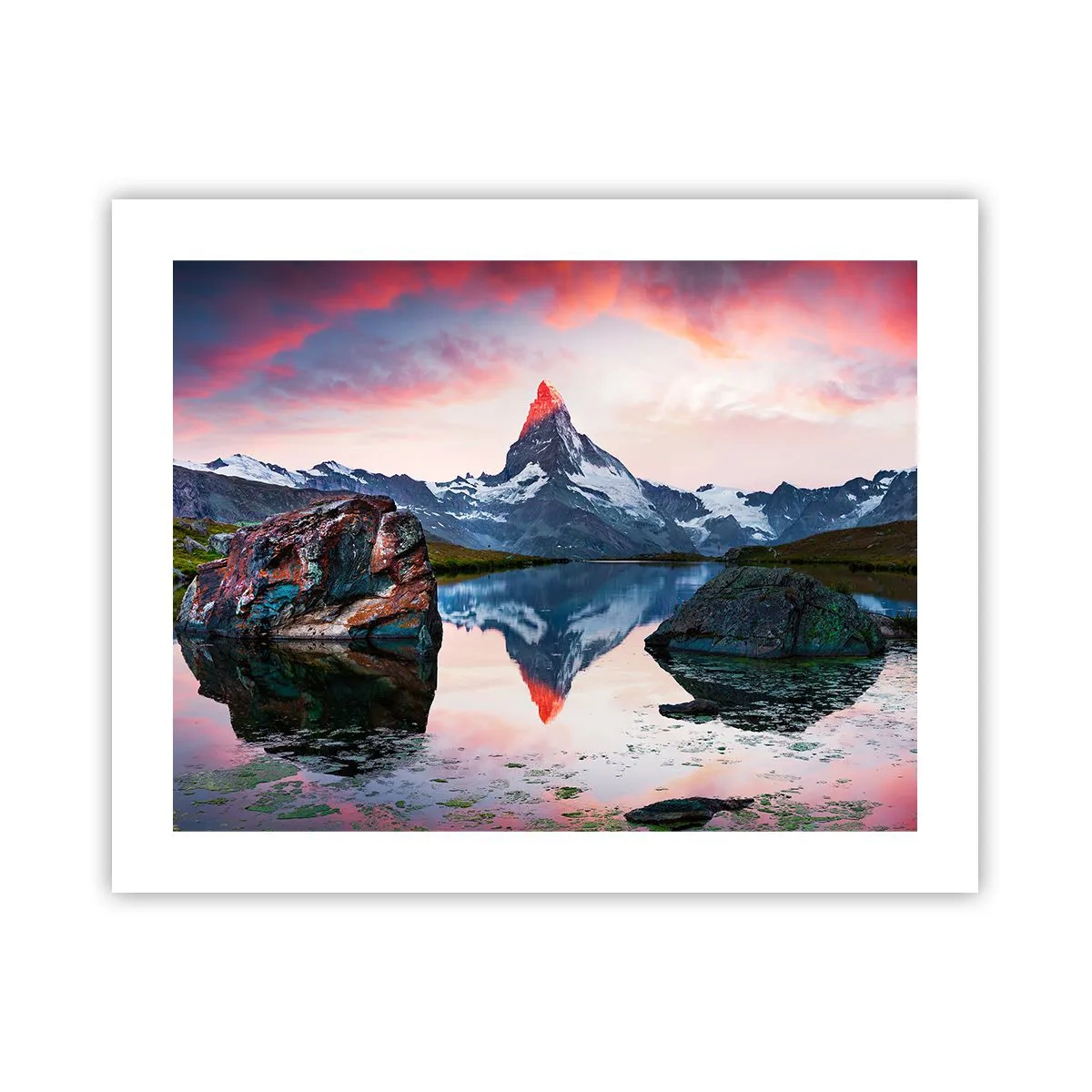 Póster - El corazón de las montañas arde - 50x40 cm