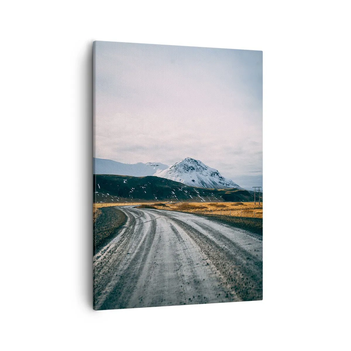 Cuadro sobre lienzo - Impresión de Imagen - En el ambiente islandés - 50x70 cm