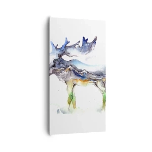 Cuadro sobre lienzo - Impresión de Imagen - El héroe de un cuento de invierno - 65x120 cm