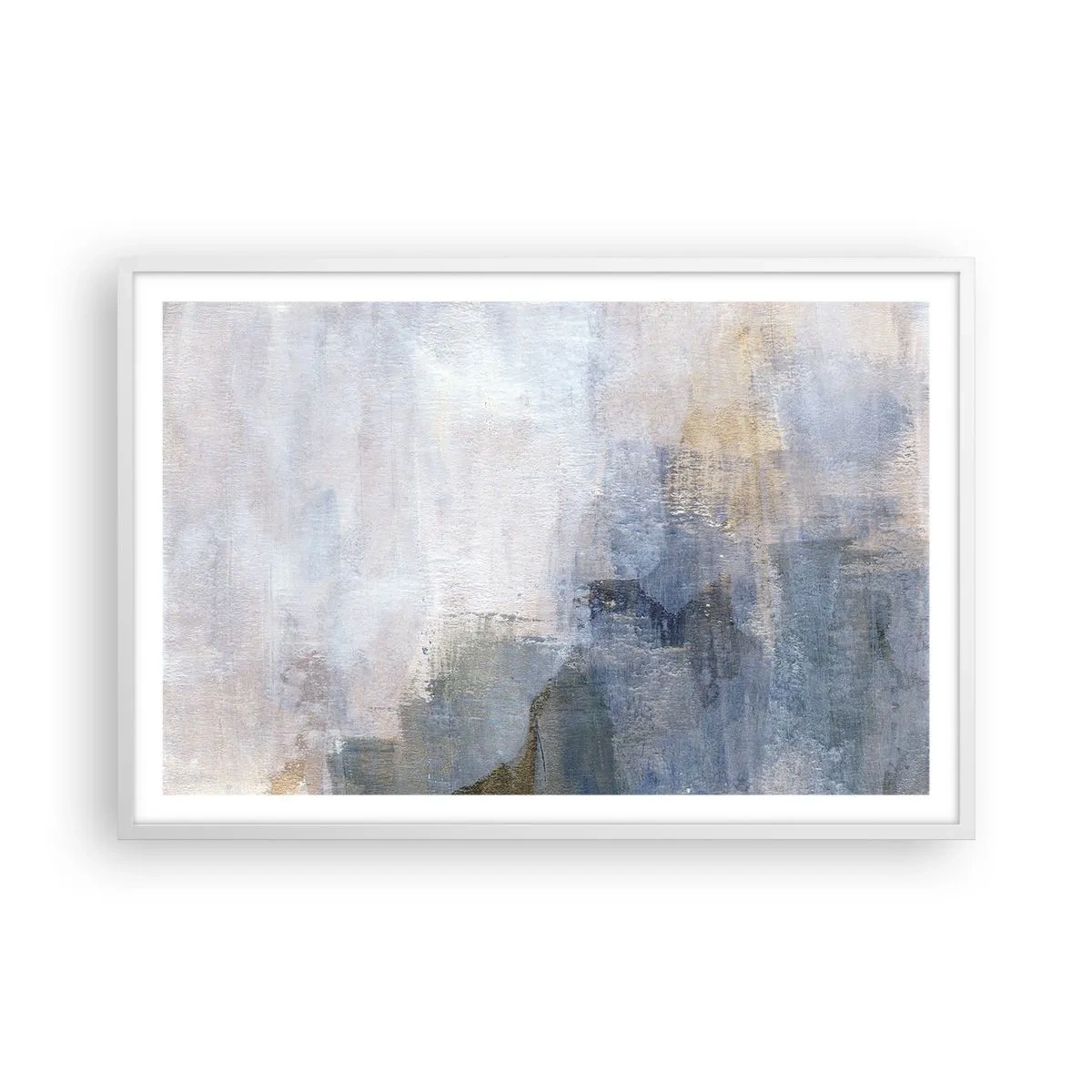 Póster en marco blanco - Tonos de color - 91x61 cm