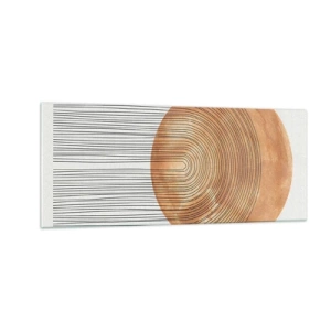 Cuadro sobre vidrio - Impresiones sobre Vidrio - Una composición soleada - 100x40 cm