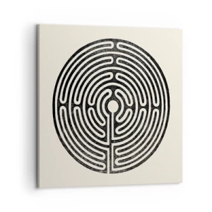 Cuadro sobre lienzo - Impresión de Imagen - Orden misterioso - 60x60 cm