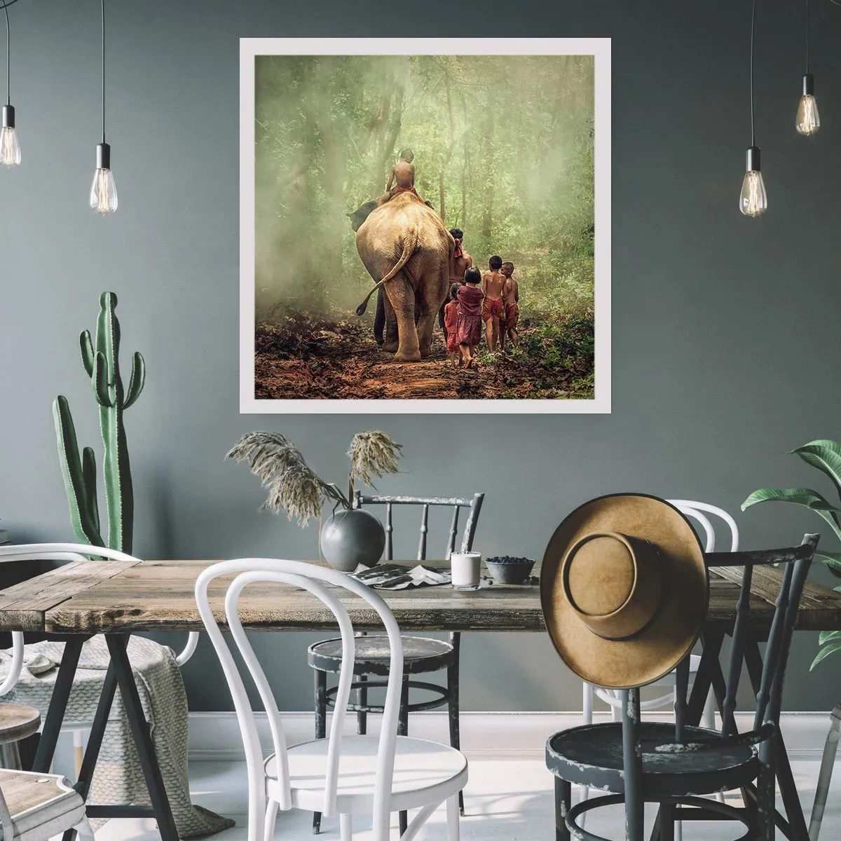 Póster - El nuevo libro de la selva - 40x40 cm