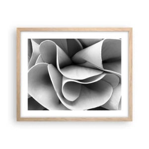 Póster en marco roble claro - Sucede en el espacio - 50x40 cm