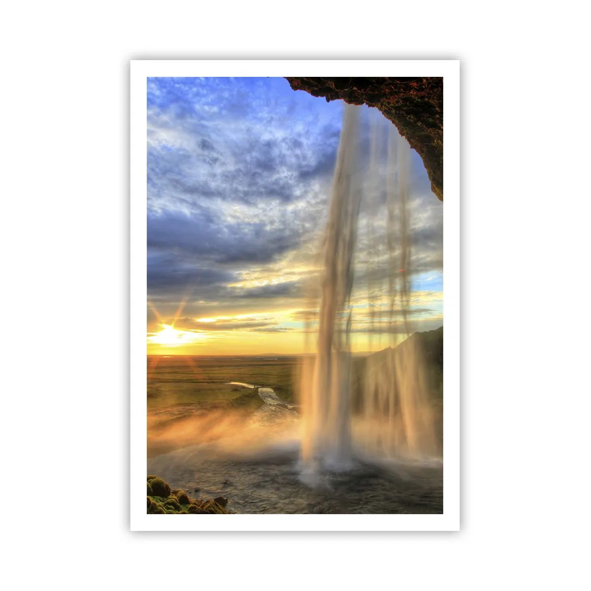 Póster - El mundo tras el velo de las gotas - 70x100 cm