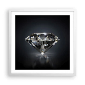 Póster en marco blanco - Riqueza y belleza - 50x50 cm