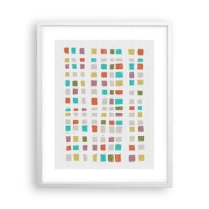 Póster en marco blanco - Juego desconocido - 40x50 cm