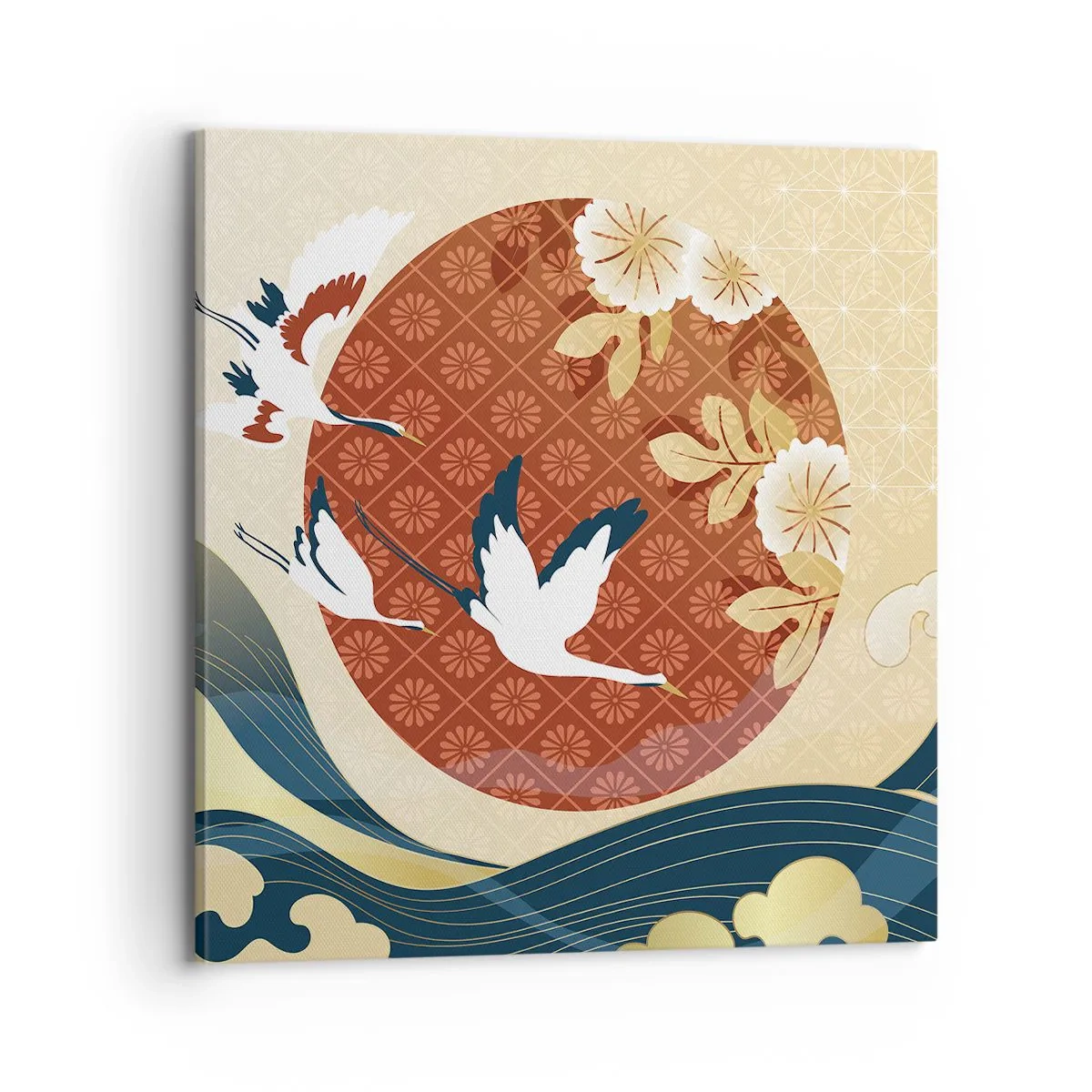 Cuadro sobre lienzo - Impresión de Imagen - Un cuento de hadas japonés - 70x70 cm