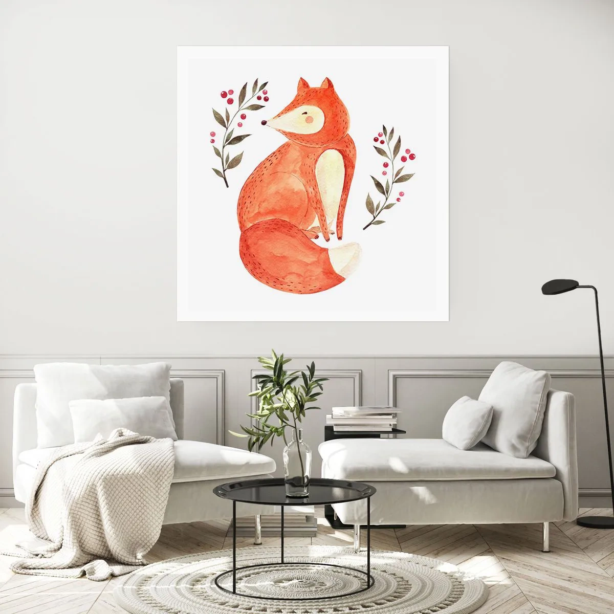 Póster - Pequeño pelirrojo - 50x50 cm