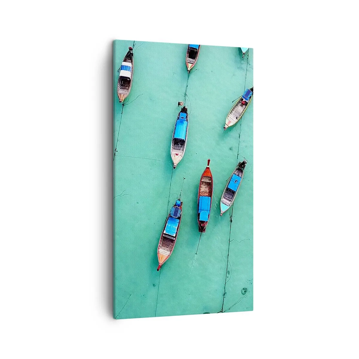 Cuadro sobre lienzo - Impresión de Imagen - En alegre espera - 45x80 cm