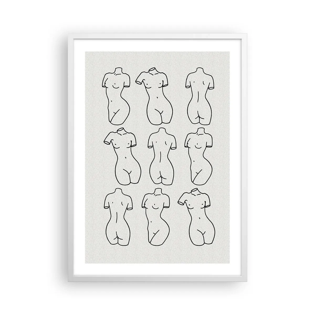 Póster en marco blanco - Solo Venus - 50x70 cm