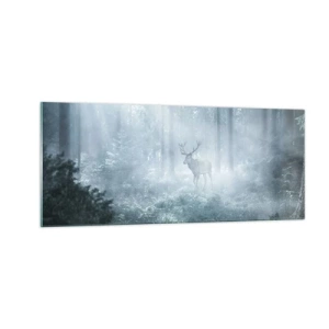 Cuadro sobre vidrio - Impresiones sobre Vidrio - Ronda matutina por la finca - 100x40 cm