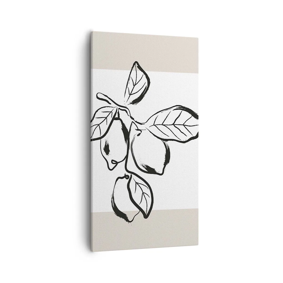 Cuadro sobre lienzo - Impresión de Imagen - Donde el limón madura... - 55x100 cm