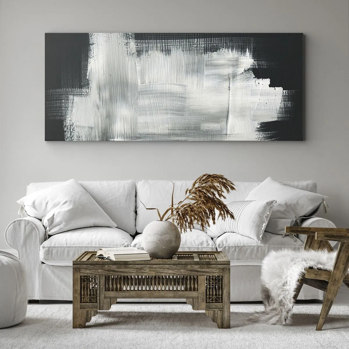 Cuadro sobre lienzo - Impresión de Imagen - Tejido vertical y horizontal - 100x40 cm