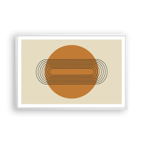 Póster en marco blanco - El plan perfecto - 91x61 cm