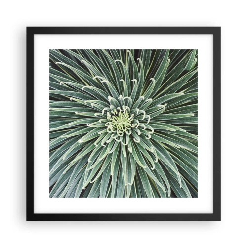 Póster en marco negro - El nacimiento de una estrella - 40x40 cm