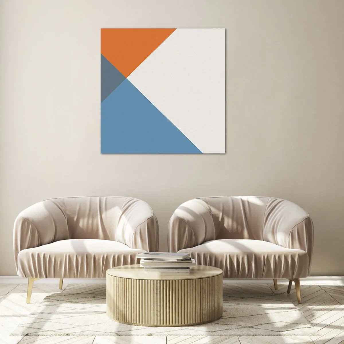 Cuadro sobre vidrio - Impresiones sobre Vidrio - Desde el punto de vista de... - 70x70 cm