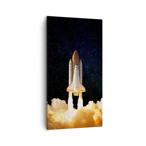 Cuadro sobre lienzo - Impresión de Imagen - ¡Ad astra! - 55x100 cm