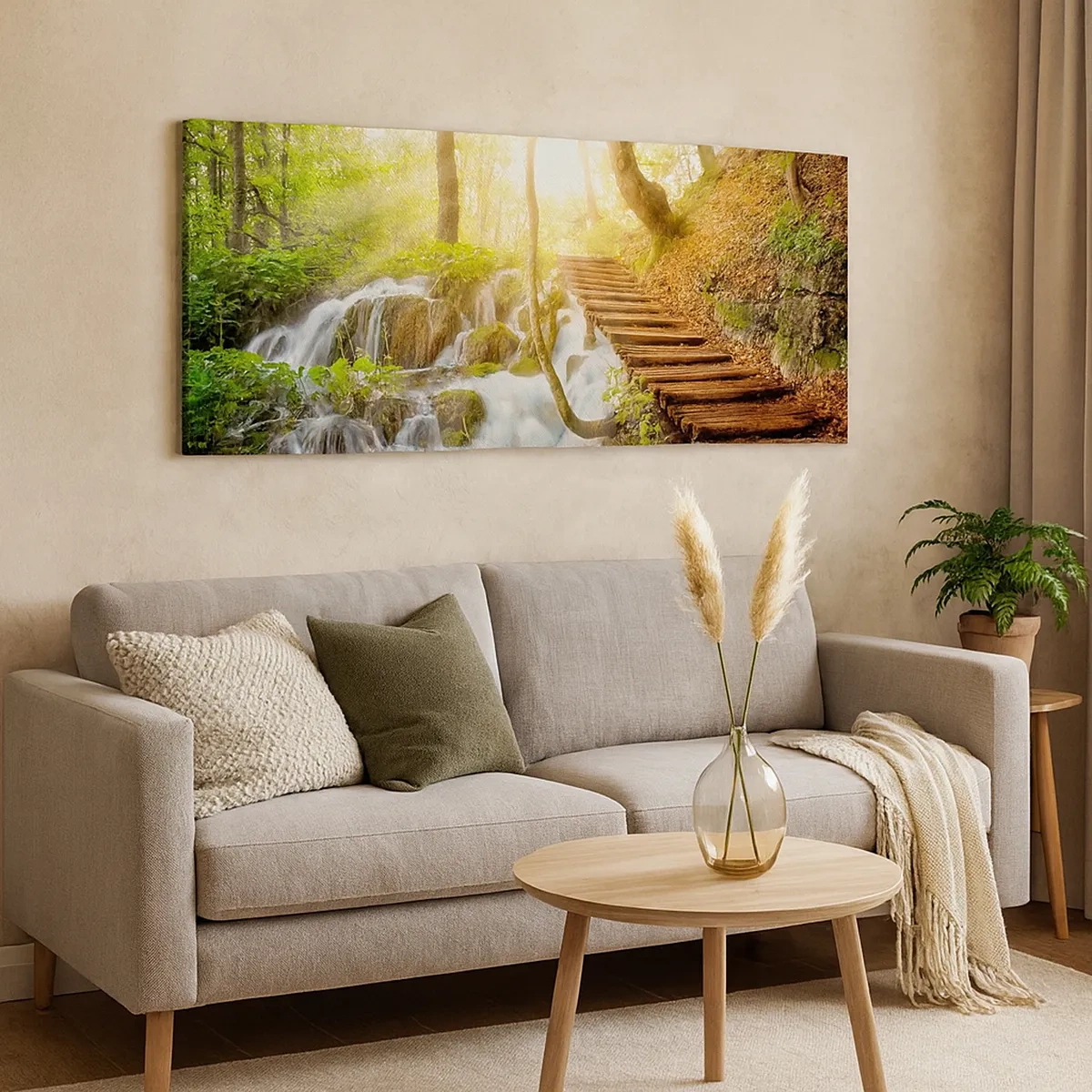 Cuadro sobre lienzo - Impresión de Imagen - El ansiado frescor - 30x30 cm