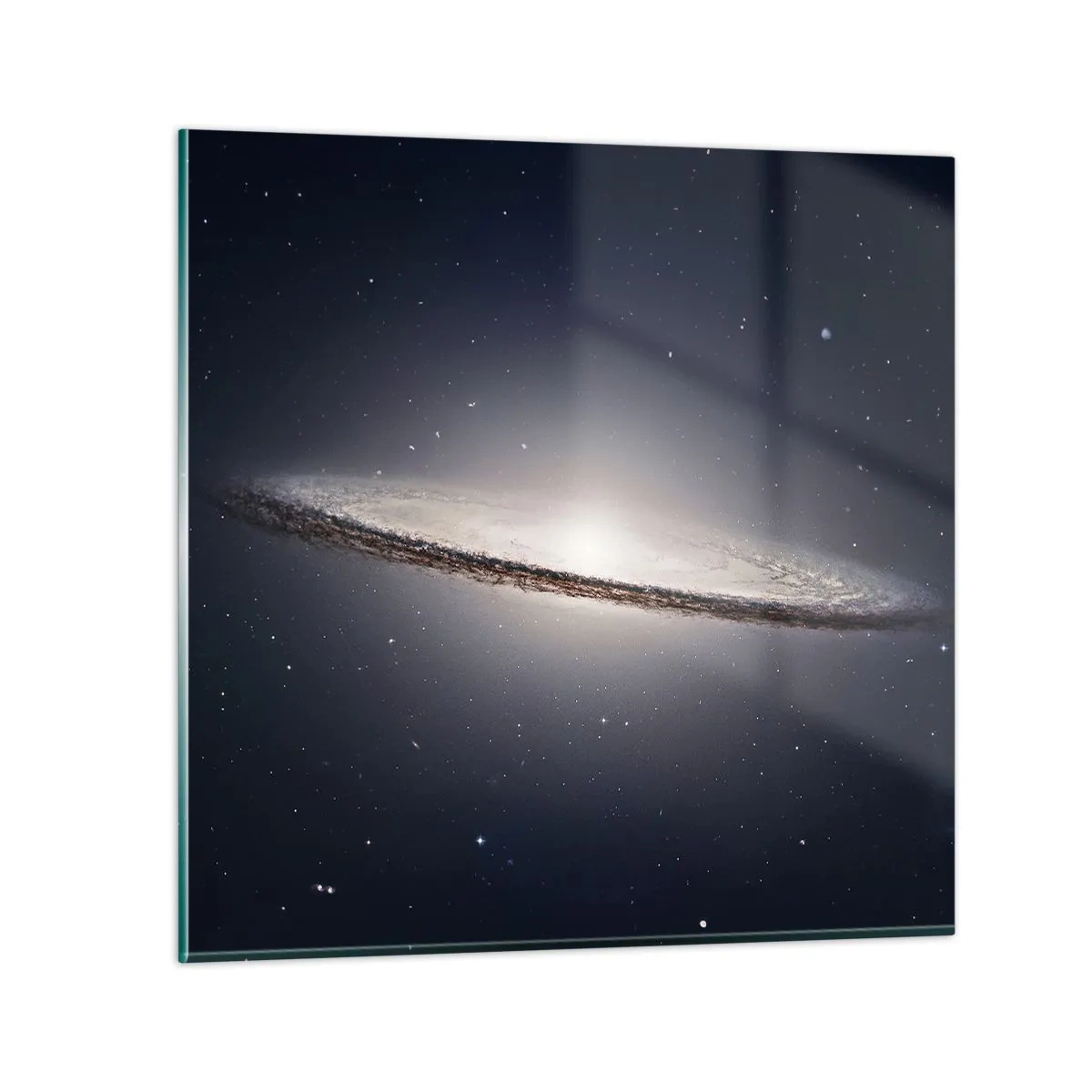 Cuadro sobre vidrio - Impresiones sobre Vidrio - Érase una vez en una galaxia muy, muy lejana.... - 60x60 cm