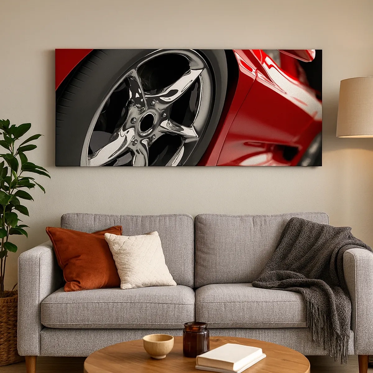 Cuadro sobre lienzo - Impresión de Imagen - Creado para la velocidad - 30x30 cm