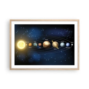 Póster en marco roble claro - Uno de diez - 70x50 cm