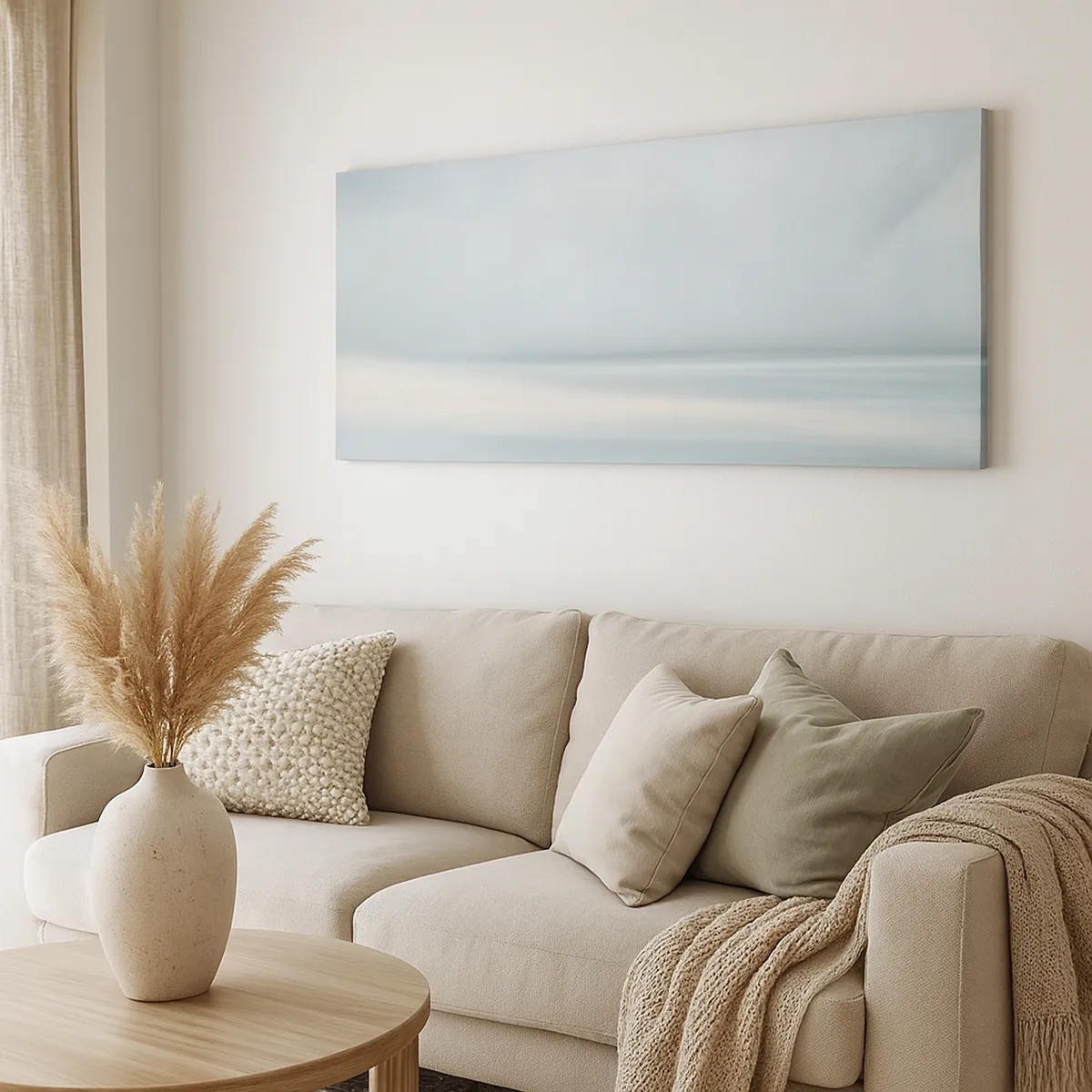 Cuadro sobre lienzo - Impresión de Imagen - Paz hasta el horizonte - 30x30 cm