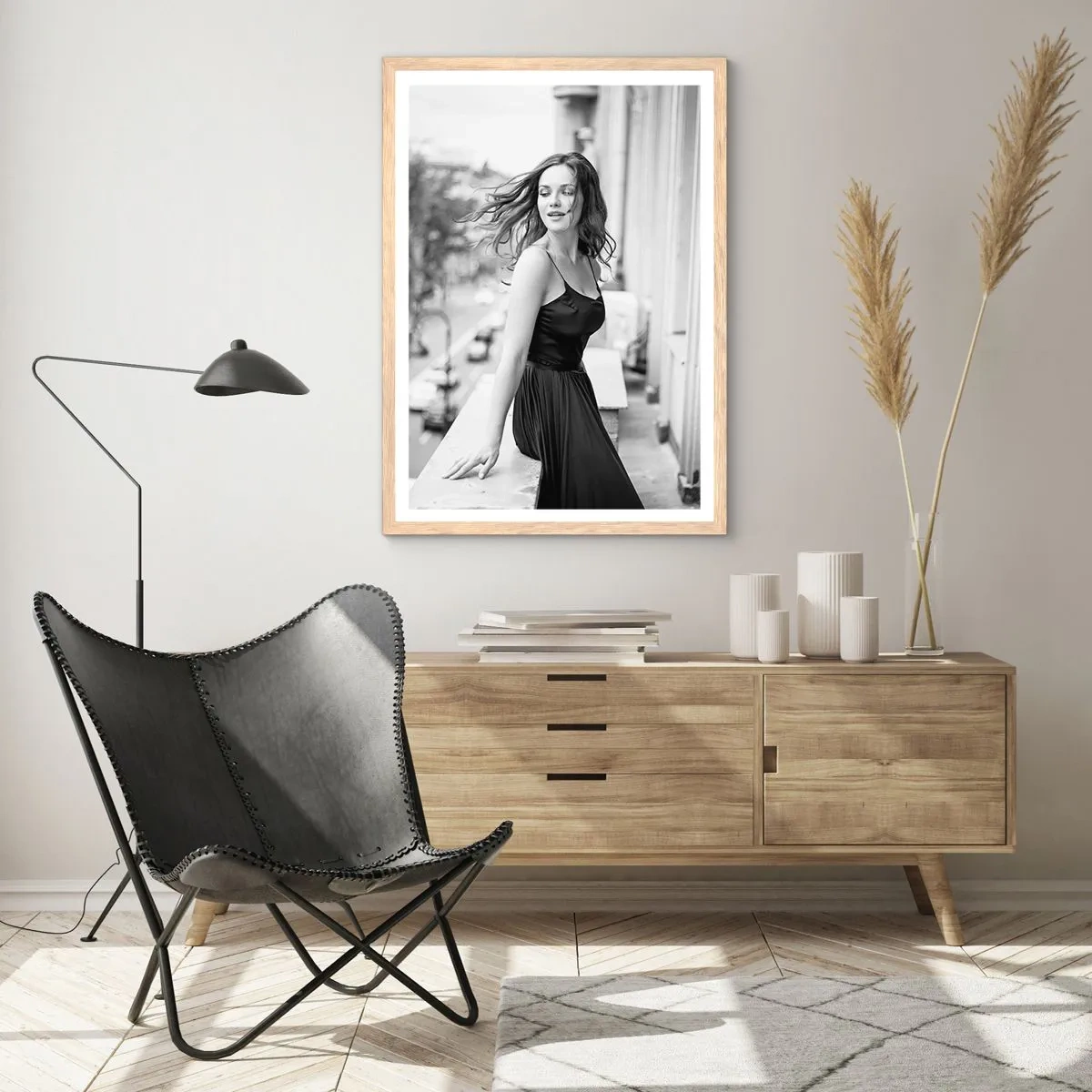 Póster en marco roble claro - Ciertamente, parisina - 61x91 cm