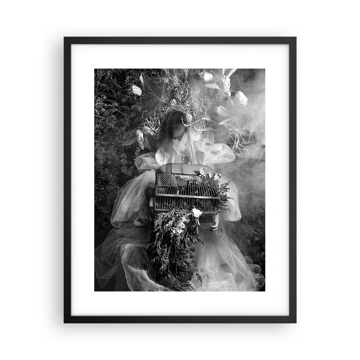 Póster en marco negro - La madre misma - La naturaleza - 40x50 cm