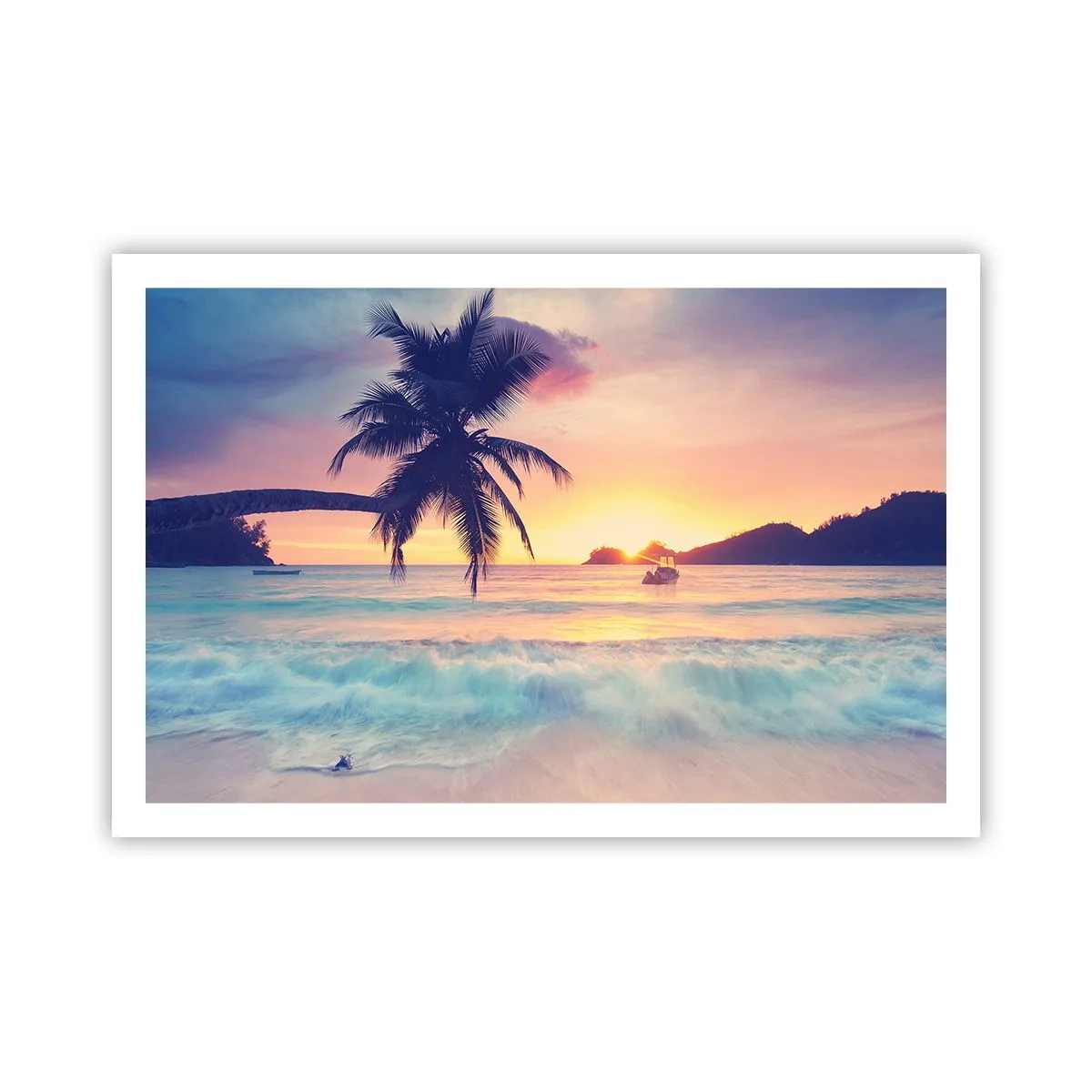 Póster - Atardecer en la bahía - 91x61 cm