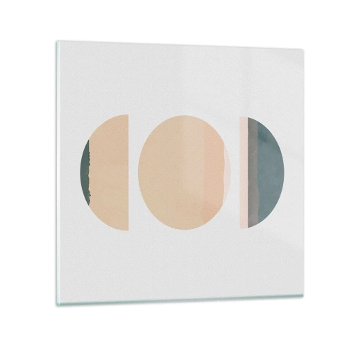 Cuadro sobre vidrio - Impresiones sobre Vidrio - Círculo tras círculo - 60x60 cm