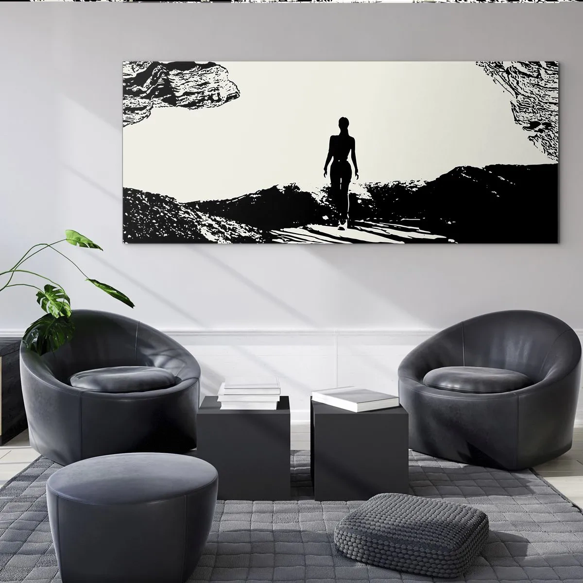 Cuadro sobre vidrio - Impresiones sobre Vidrio - Una nueva mirada - 100x40 cm