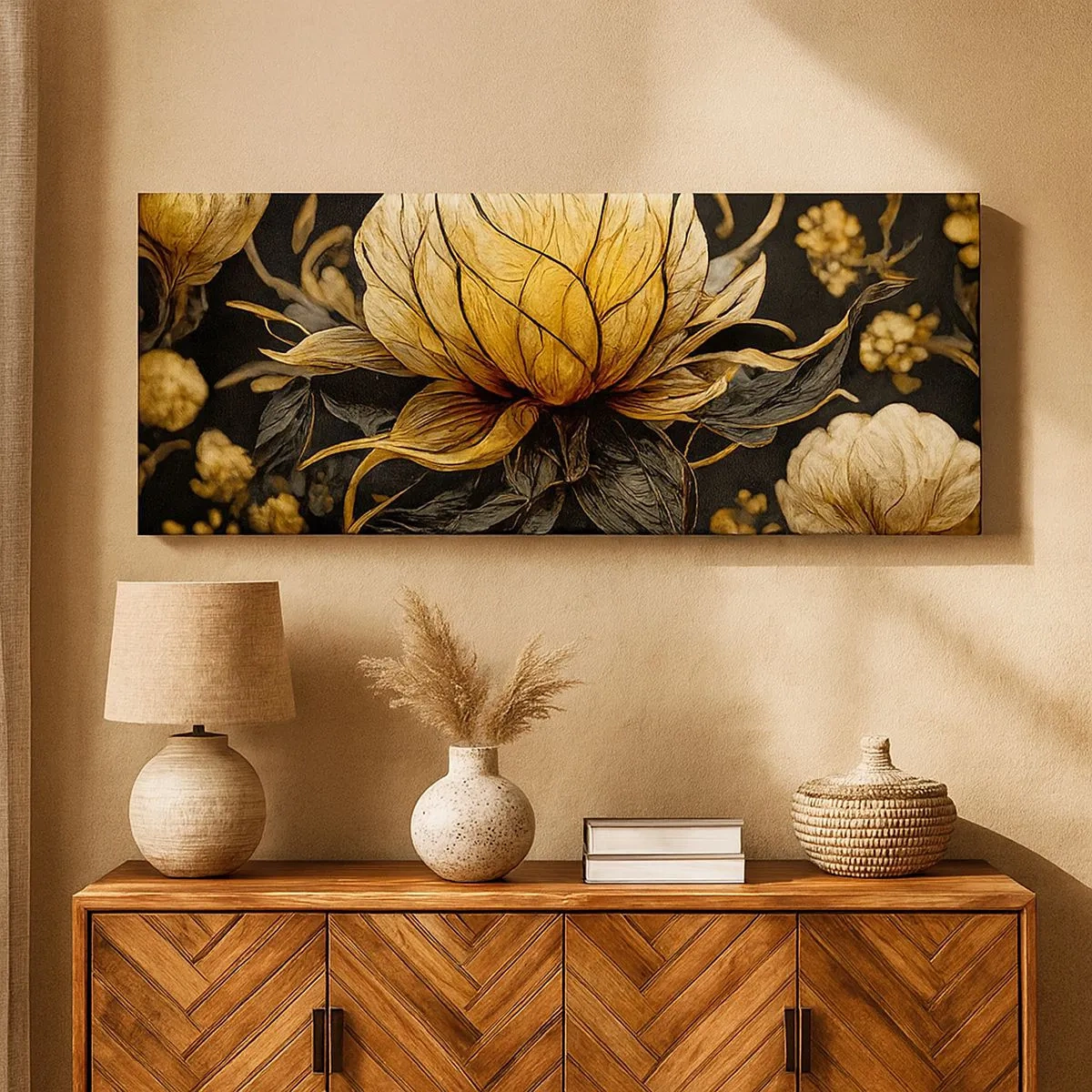 Cuadro sobre lienzo - Impresión de Imagen - Sutil fragilidad - 100x40 cm