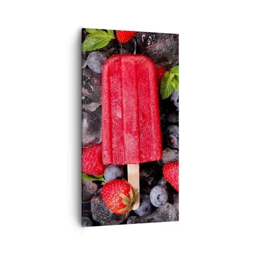 Cuadro sobre lienzo - Impresión de Imagen - El sabor del verano caluroso - 55x100 cm