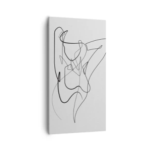 Cuadro sobre lienzo - Impresión de Imagen - Realmente, tal y como eres - 55x100 cm