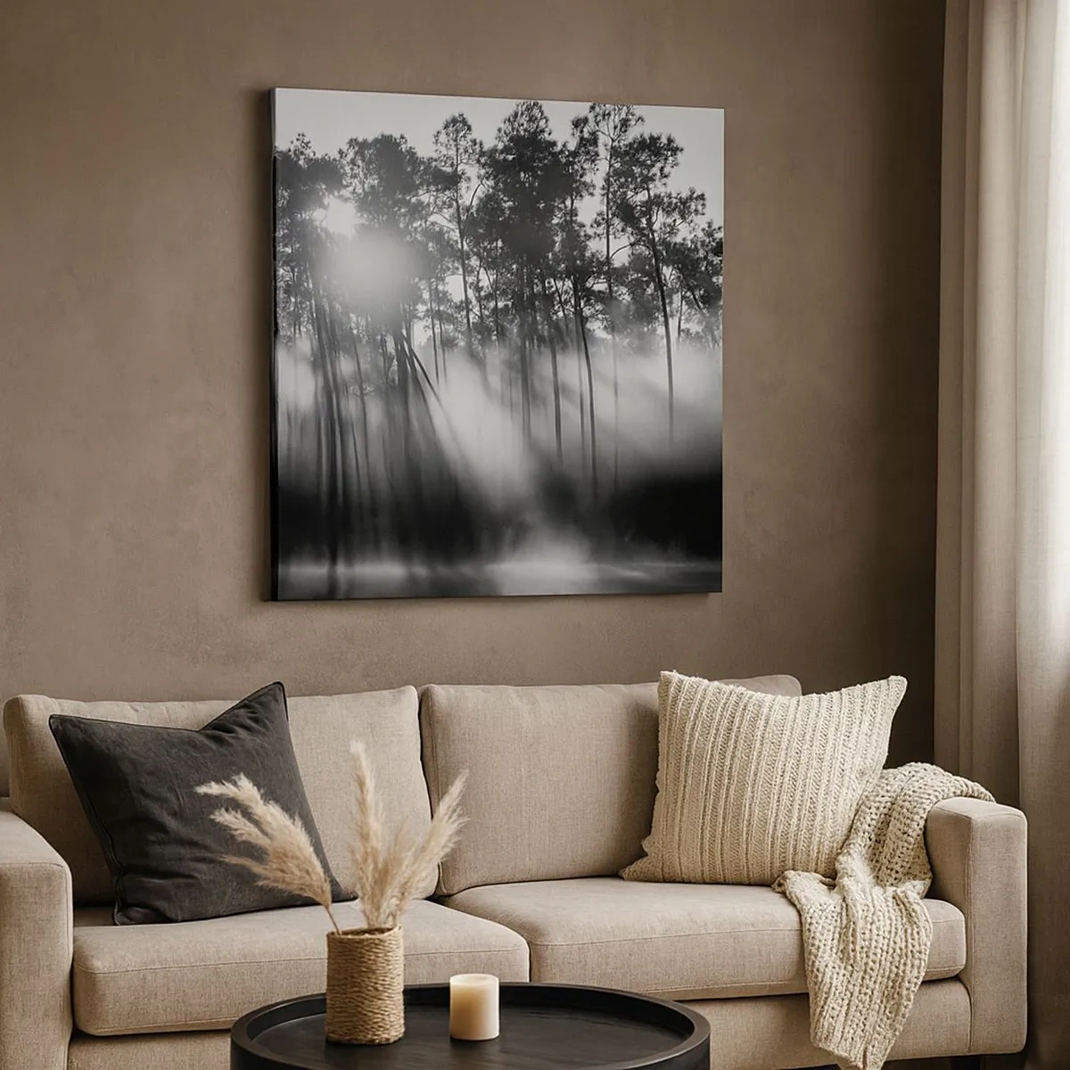 Cuadro sobre lienzo - Impresión de Imagen - Sol imparable - 30x30 cm