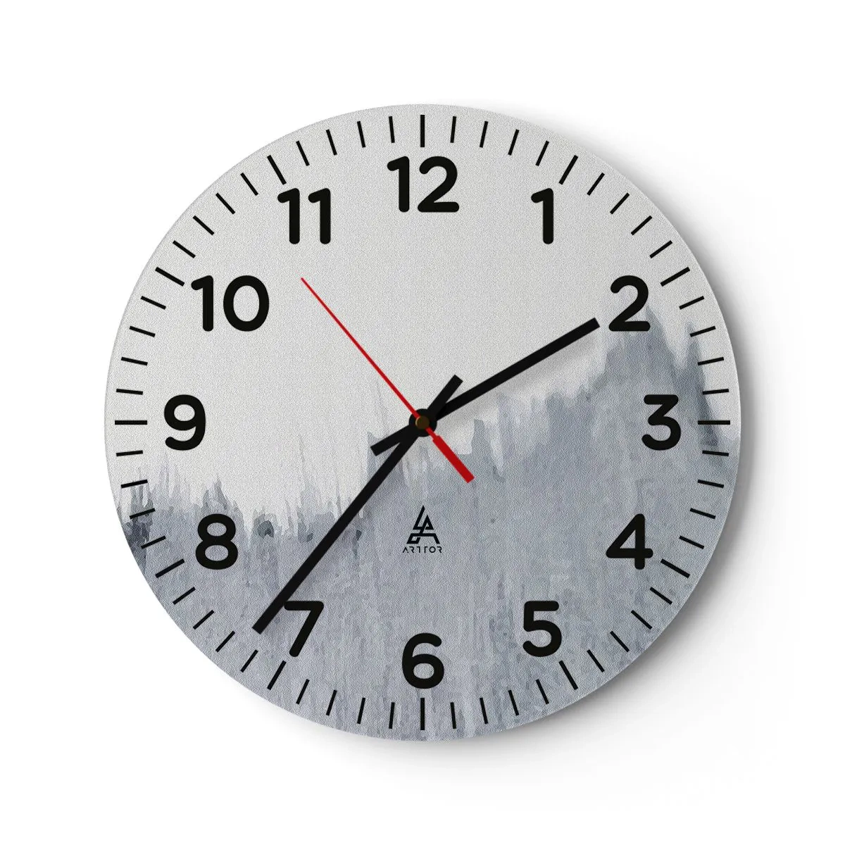 Reloj de pared - Reloj de vidrio - Una señal misteriosa - 30x30 cm