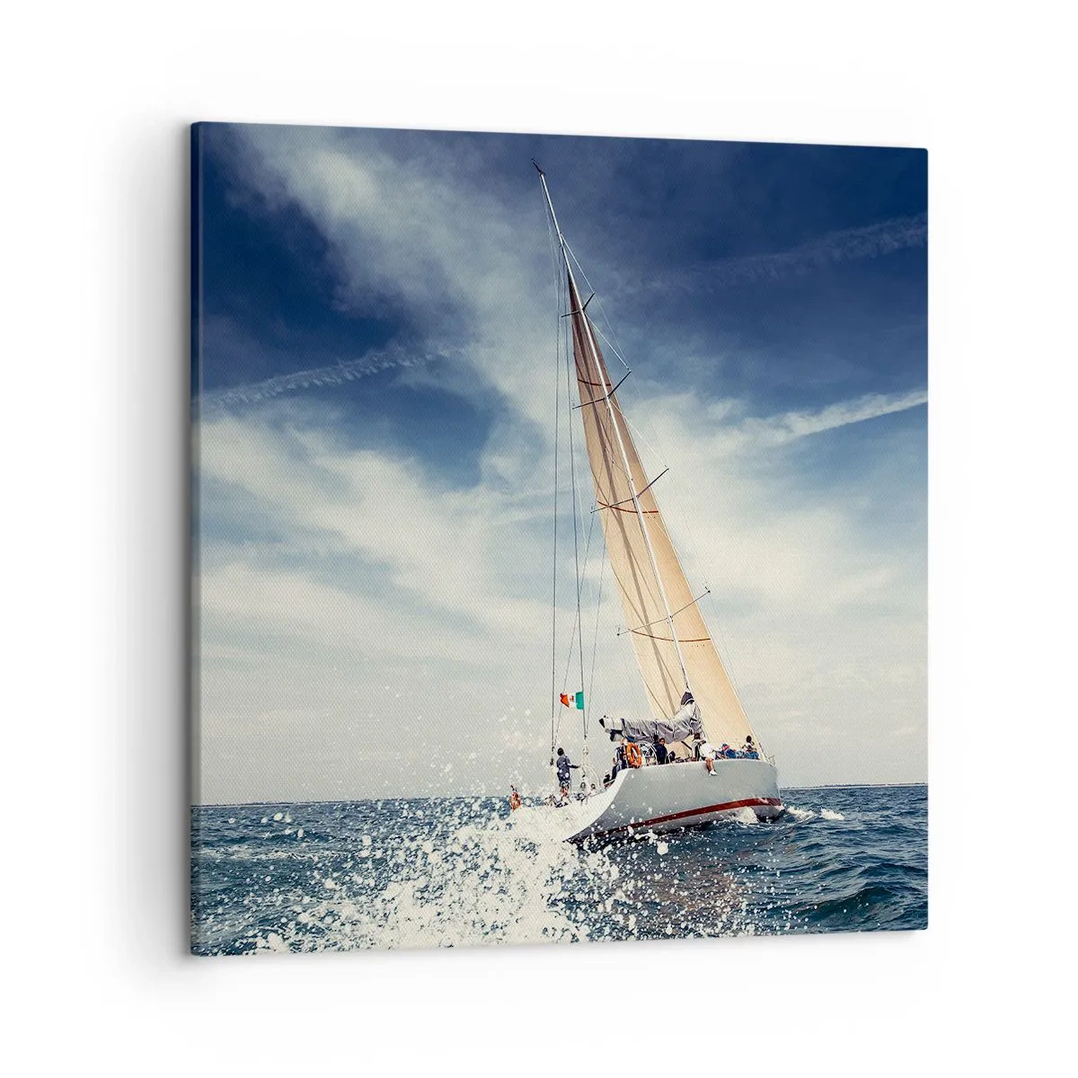 Cuadro sobre lienzo - Impresión de Imagen - ¡No nos alcanzarán! - 50x50 cm