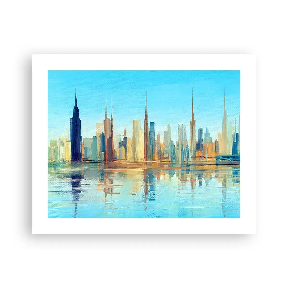 Póster - Metrópolis soleada - 50x40 cm