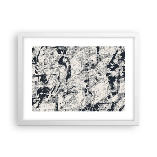 Póster en marco blanco - La interpenetración de los opuestos - 40x30 cm